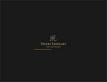 Tablet Screenshot of henri-ehrhart.com